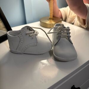Elegant White Kids Dress Shoes